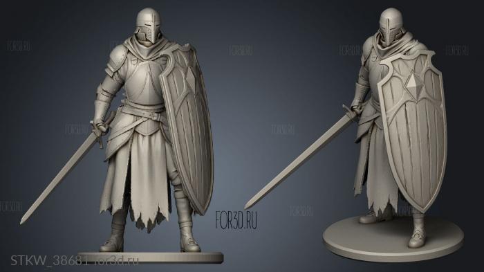 medieval knights shadyfair knight stl model for CNC