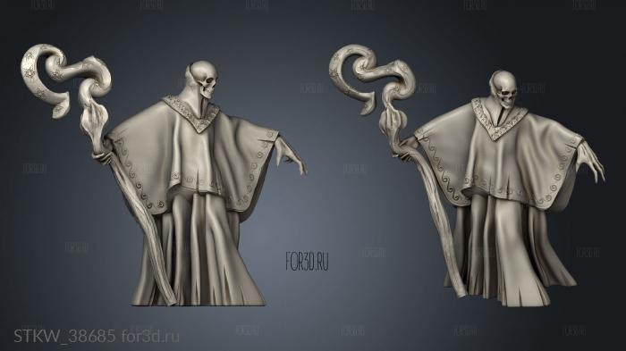 Dungeon Dweller Classics Lich stl model for CNC