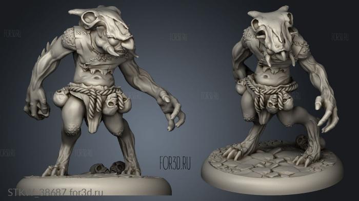 Dungeon Dweller Classics Troll stl model for CNC