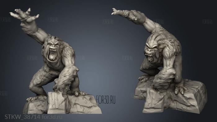 Yeti 3d stl модель для ЧПУ