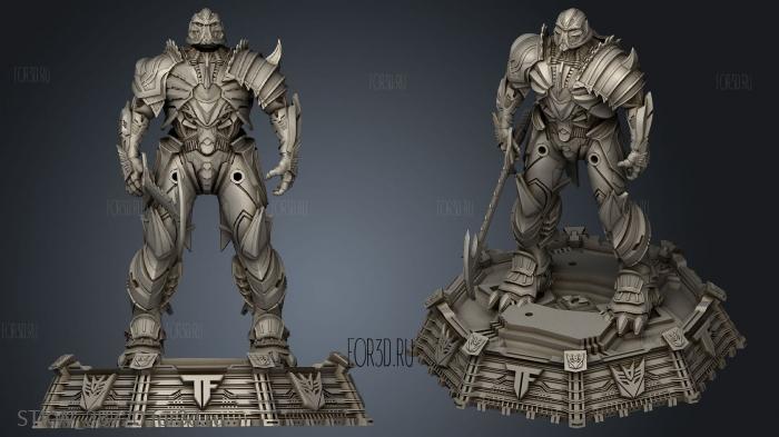 Megatron Transformers Lags stl model for CNC