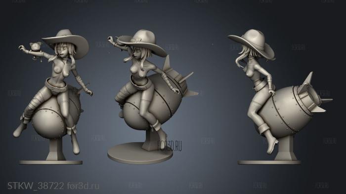 Megumin Explosion Nuke Rider NSFW AN Chest stl model for CNC