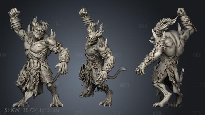 Mephisto the Daemon Smith Wings and Sockets 3d stl модель для ЧПУ