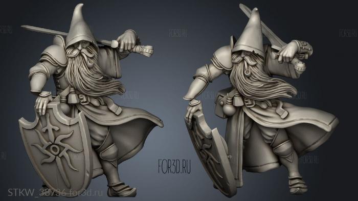 Mercenaries Hadri Ironmage Old Mage Alternative 3d stl модель для ЧПУ