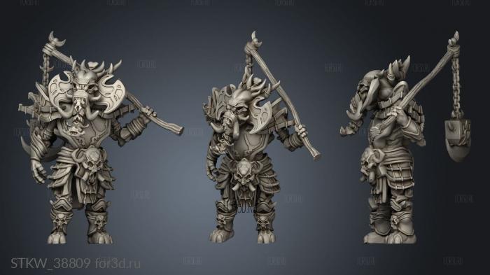 Undead elephant standing Sups 3d stl модель для ЧПУ