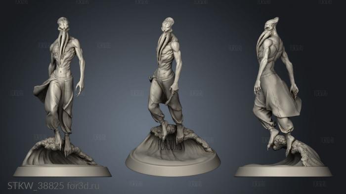 Mindflayer Alone stl model for CNC