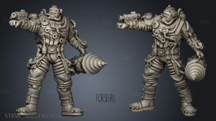 Smaller Well Diver 3d stl модель для ЧПУ