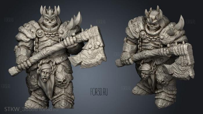 death knight stl model for CNC