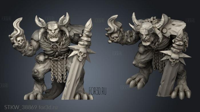 demon stl model for CNC