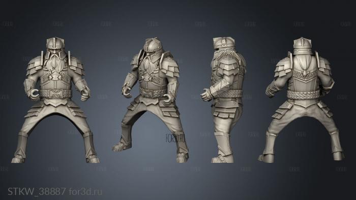 Units Dwarven boar rider open helmet 3d stl модель для ЧПУ