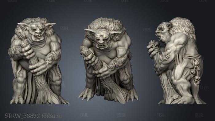 fat troll stl model for CNC