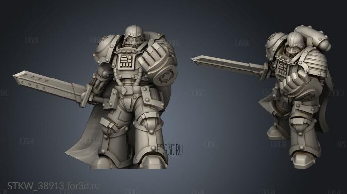 Knight commander stl model for CNC