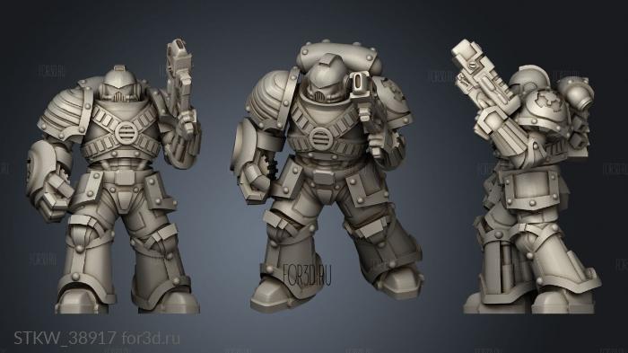 Knight plasma and titan fist 3d stl модель для ЧПУ