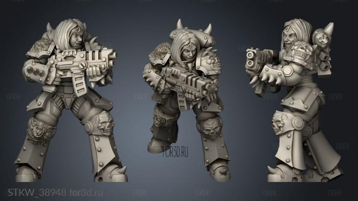 Rebel knight gun 3d stl модель для ЧПУ