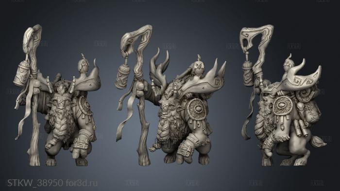 reindeer shaman stl model for CNC