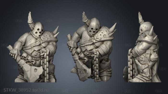 Rotten champion stl model for CNC