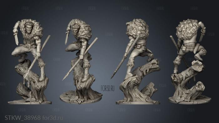 Kraven Jungle Boogie kr stl model for CNC