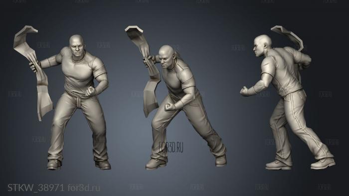 Luke Cage Sweet Yuletide luke cage 3d stl модель для ЧПУ