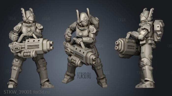 valkyrie big gun 3d stl модель для ЧПУ