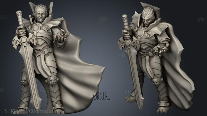 Vampire blood lord two sword 3d stl модель для ЧПУ