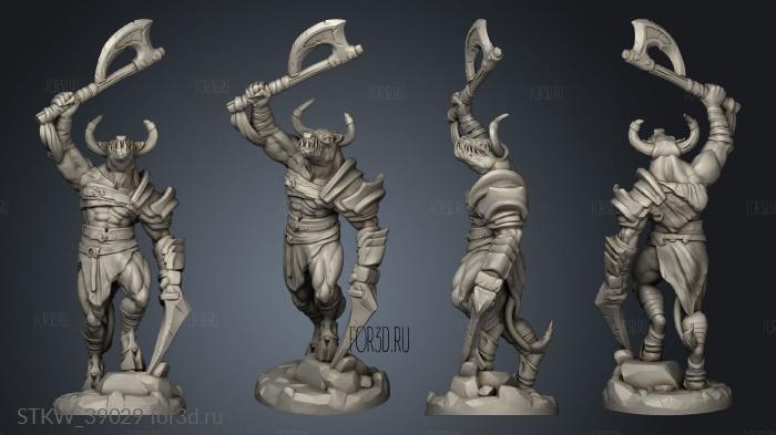 Minotaur Gladiator 3d stl модель для ЧПУ