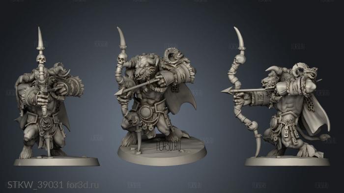 Minotaur Hunter 3d stl модель для ЧПУ