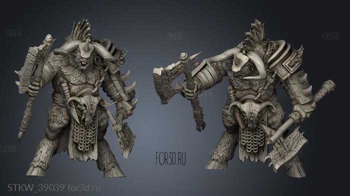 Minotaur paired 3d stl модель для ЧПУ