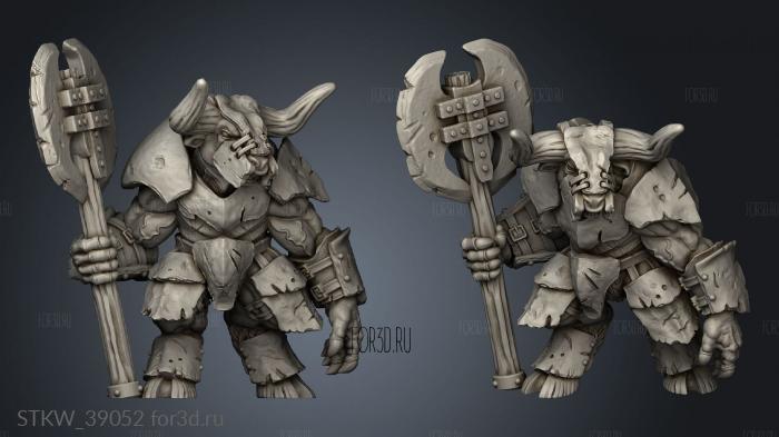 Minotaurs Bullgors Duncan Shadow Minotaur Sculpts 3d stl модель для ЧПУ