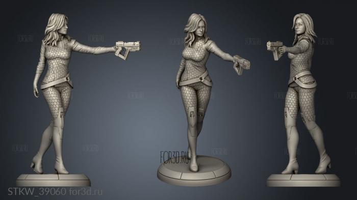 Miranda Mass Effect 3d stl модель для ЧПУ