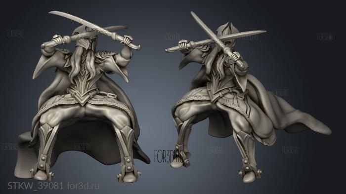 Cavalry Elk tw stl model for CNC