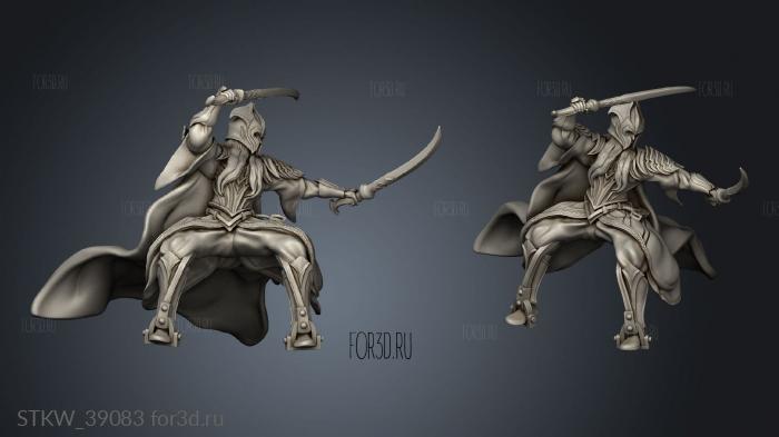 Cavalry Elk tw stl model for CNC