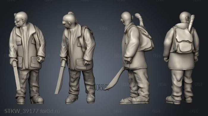 Survivor denny 3d stl модель для ЧПУ