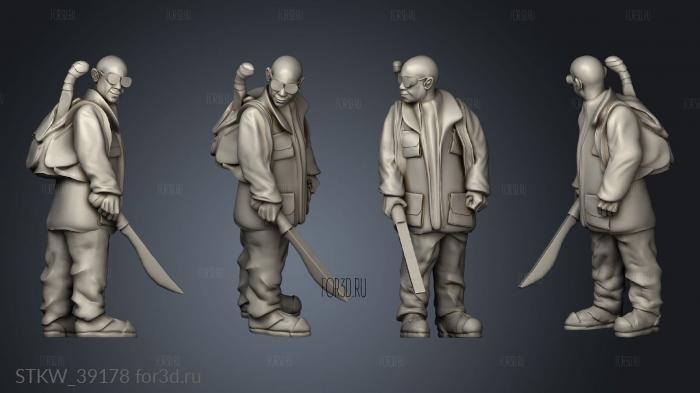 Survivor denny 3d stl модель для ЧПУ