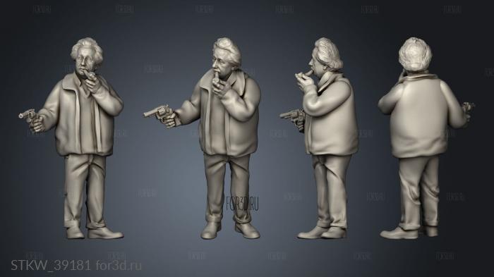 Survivor einstein stl model for CNC