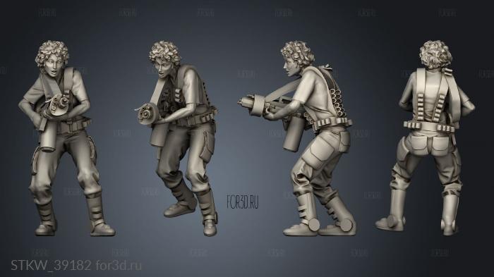 Survivor ella 3d stl модель для ЧПУ