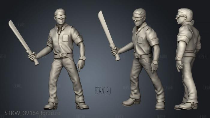 Survivor gavin stl model for CNC