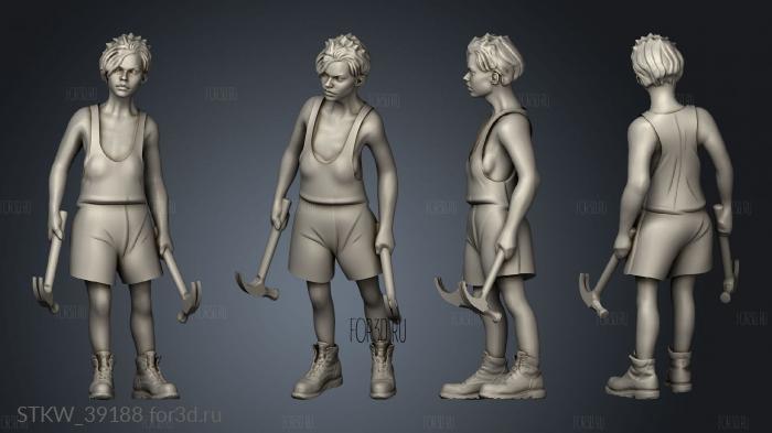 Survivor karen 3d stl модель для ЧПУ