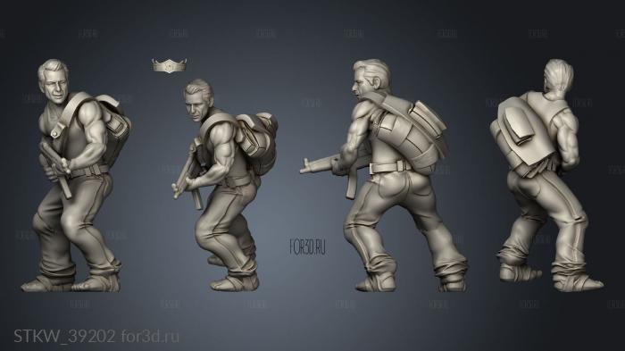 Survivors Jon 3d stl модель для ЧПУ