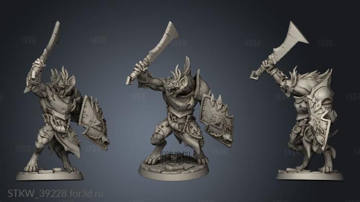 Modular Bone Gnasher Gnoll 3d stl модель для ЧПУ