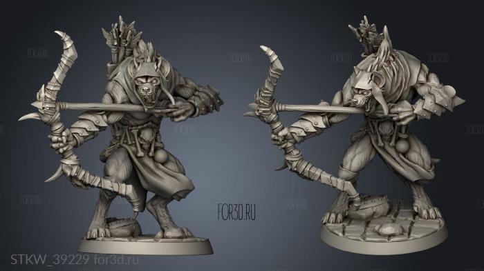 Modular Bone Gnasher Gnoll 3d stl модель для ЧПУ