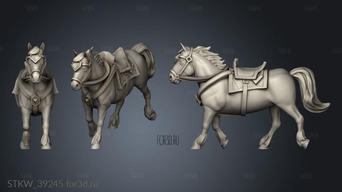 Modular Dwarven Rangers mounts pony light 3d stl модель для ЧПУ