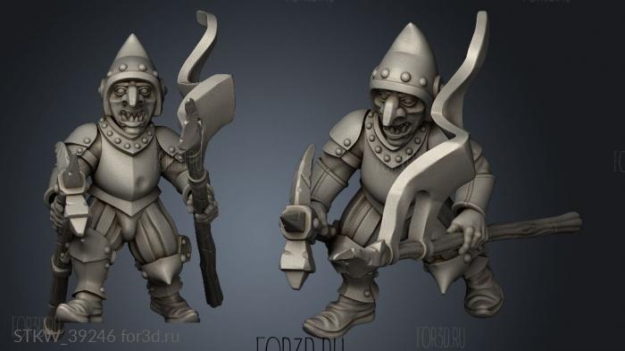 MODULAR GOBLINS BODIES GOBLIN 3d stl модель для ЧПУ