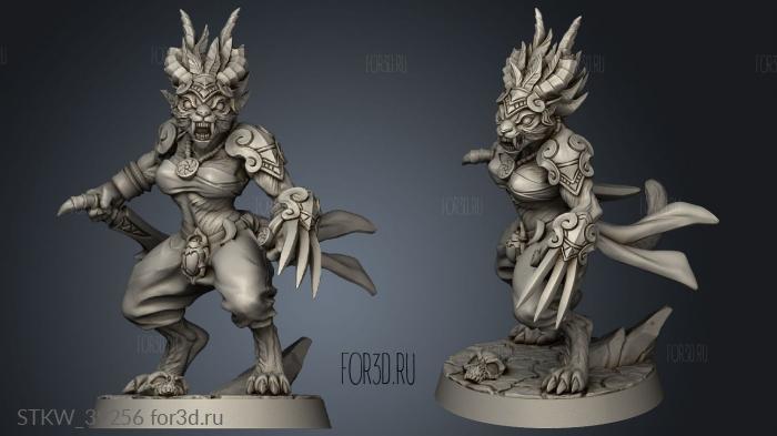 Modular Rakshak hunter lady Raksha 3d stl модель для ЧПУ