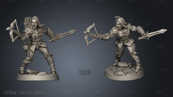 Modular Guild Adept Thief cowler stl model for CNC