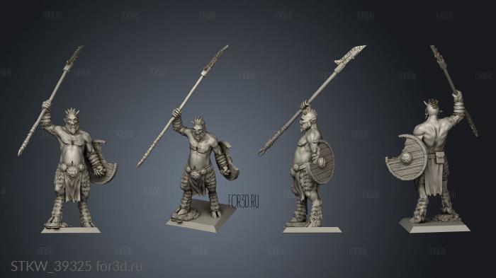 MONGREL WARRIORS Flat 3d stl модель для ЧПУ