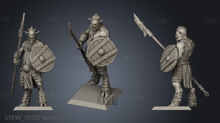 MONGREL WARRIORS Flat 3d stl модель для ЧПУ