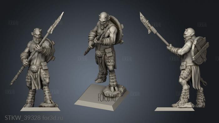 MONGREL WARRIORS Flat 3d stl модель для ЧПУ