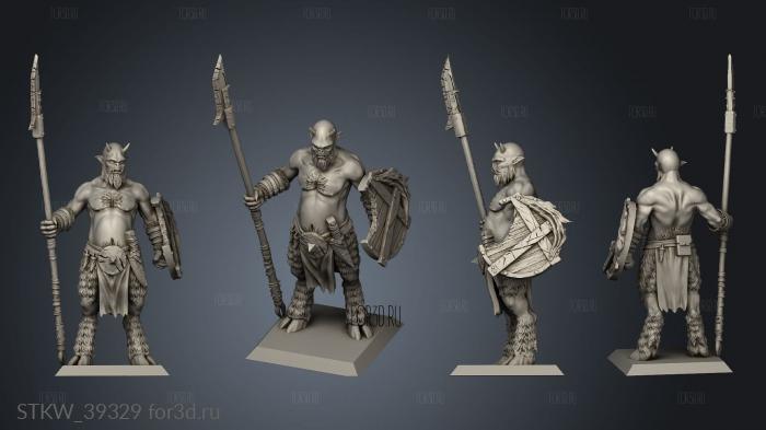 MONGREL WARRIORS Flat 3d stl модель для ЧПУ