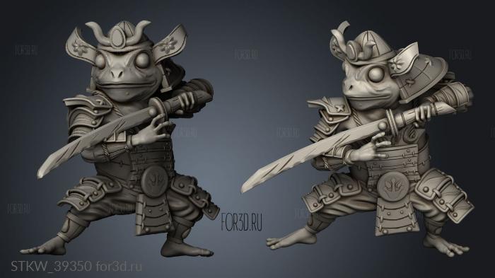 Samurai 3d stl модель для ЧПУ