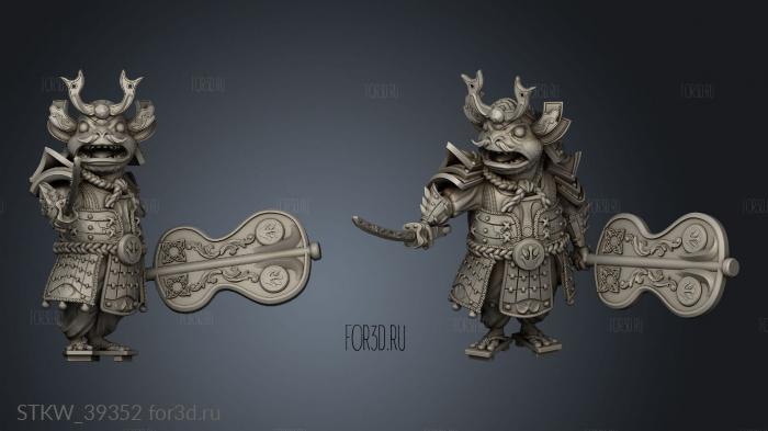 Shogun stl model for CNC